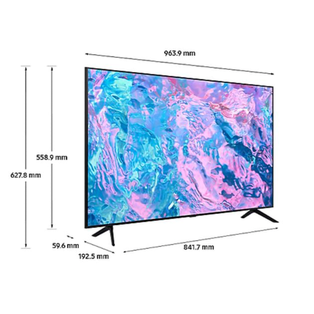 TV Smart Samsung 65 Pouces - Crystal UHD 4K - UA65DU7000 UXLY - Garantie 12 Mois