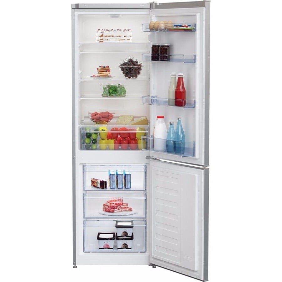 Réfrigérateur Combiné BEKO RCSA270K20S Silver - 262 Litres - Technologie MinFrost - Garantie 12 Mois