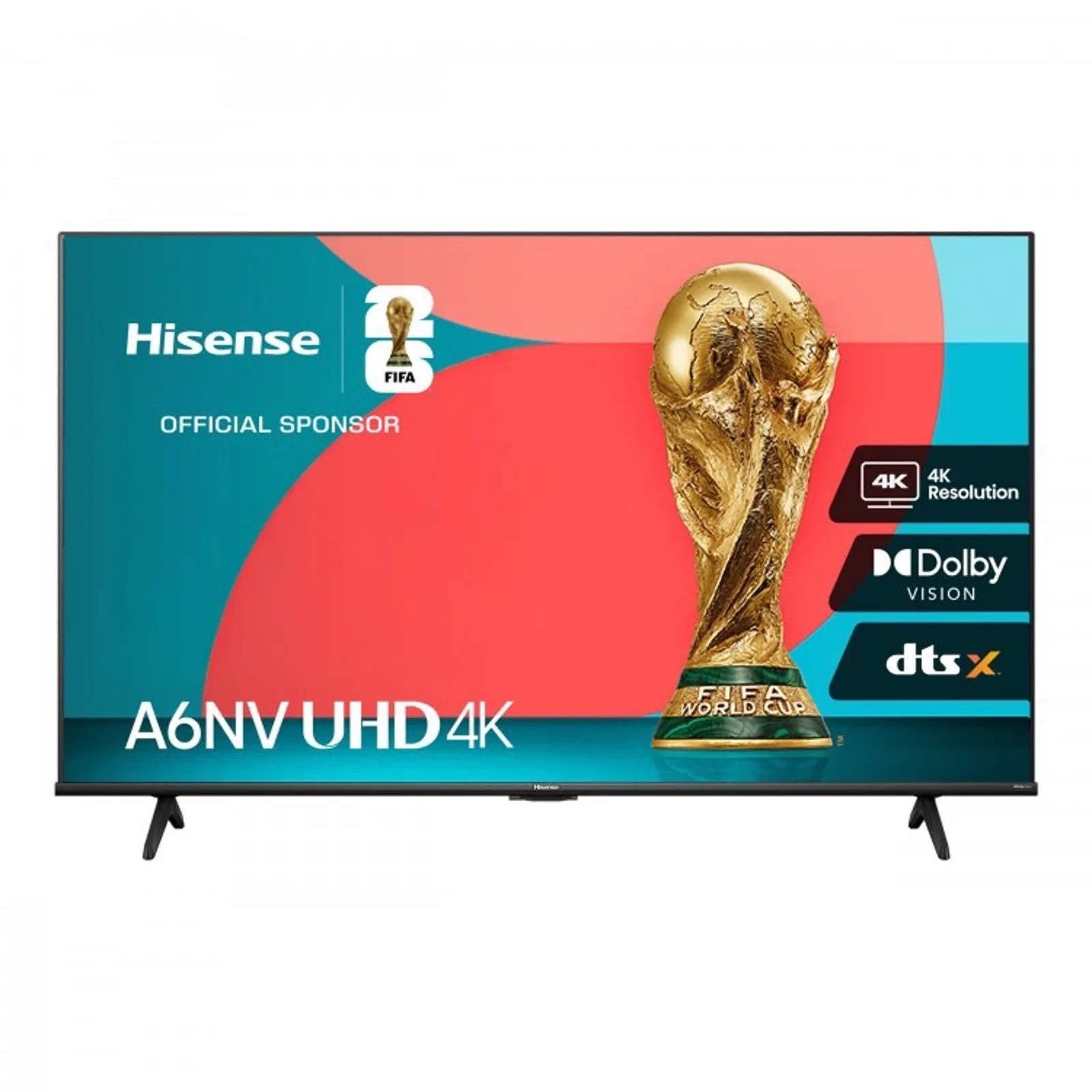 Hisense 55A6NV – Smart TV 55’’ 4K UHD (VIDAA) – Dolby Vision, DTS Virtual:X, Full Array, ALLM, 3×HDMI & 2×USB – Garantie 12 mois