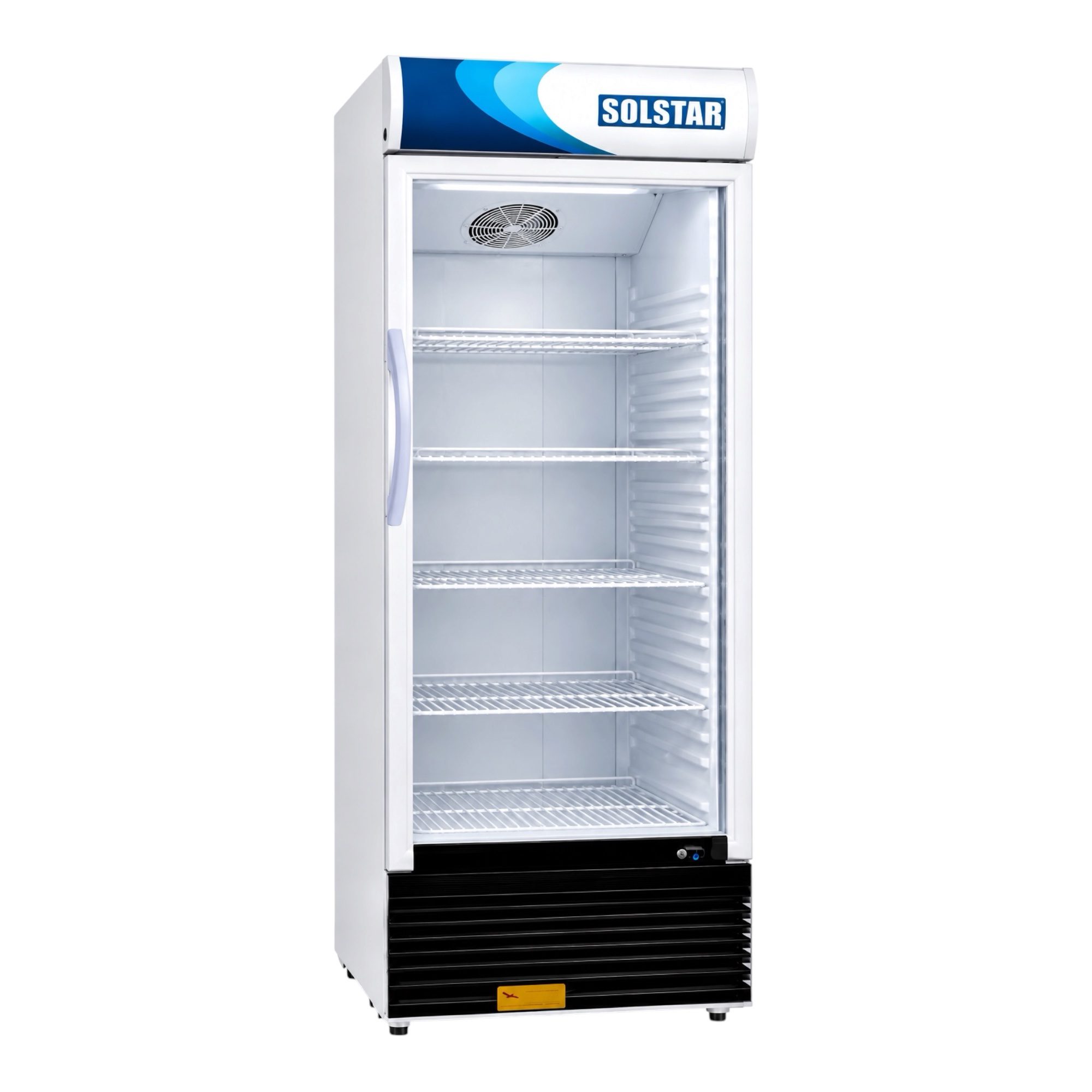 RÉFRIGÉRATEUR VITRINE SOLSTAR VC-2500 SS – 250 L, PORTE VITRÉE