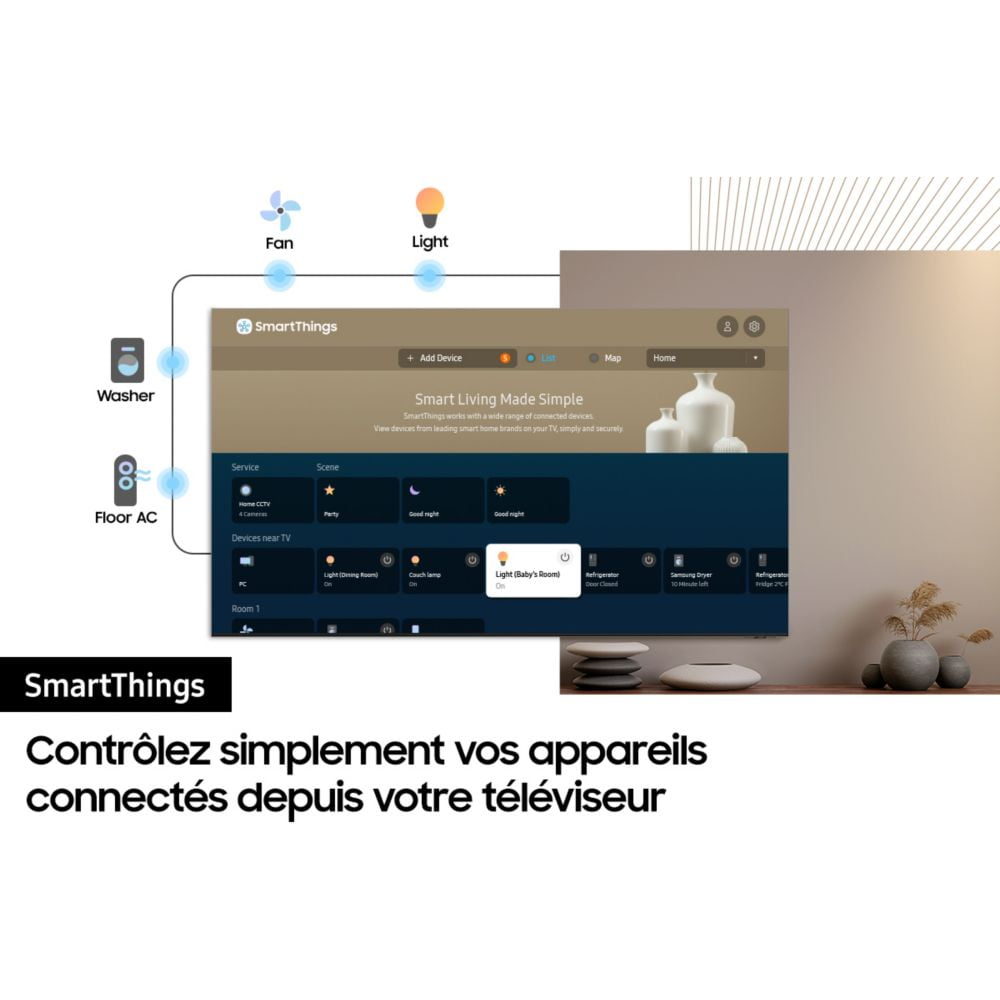 TELEVISEUR - SAMSUNG - LED 55” 4K - SMART- GARANTIE 12 MOIS