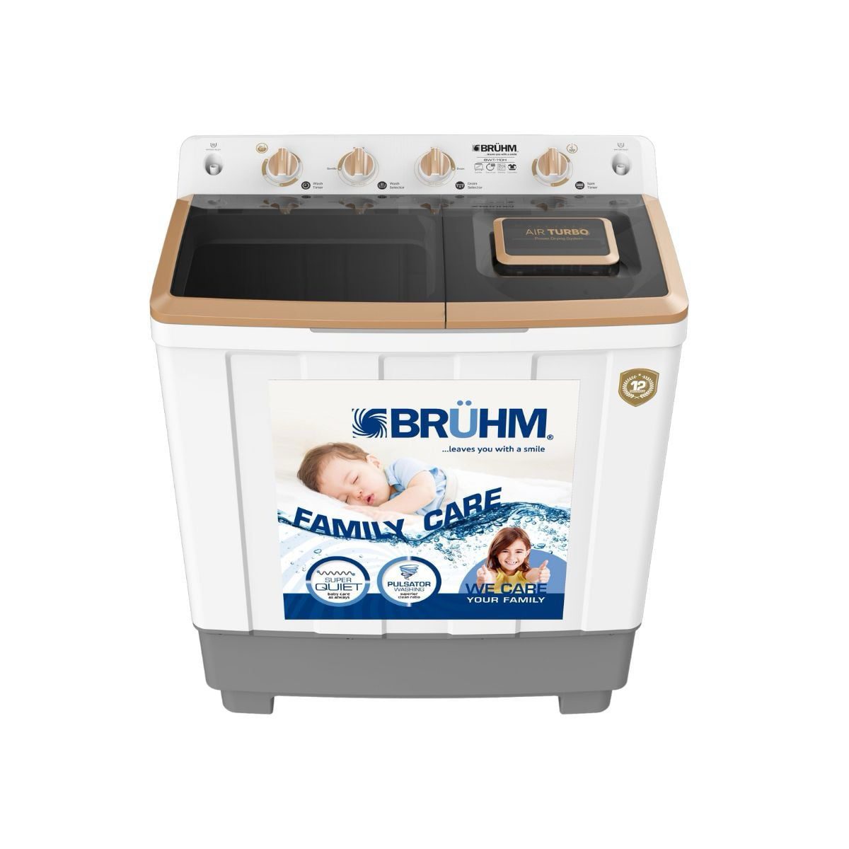 MACHINE A LAVER - SEMI AUTOMATIQUE - BRUHM - 11kg - GARANTIE 12 MOIS