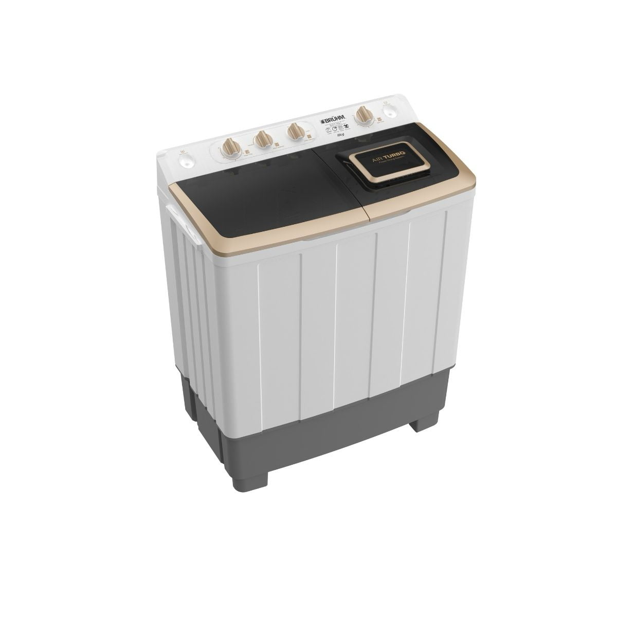 MACHINE A LAVER - SEMI AUTOMATIQUE - BRUHM - 11kg - GARANTIE 12 MOIS