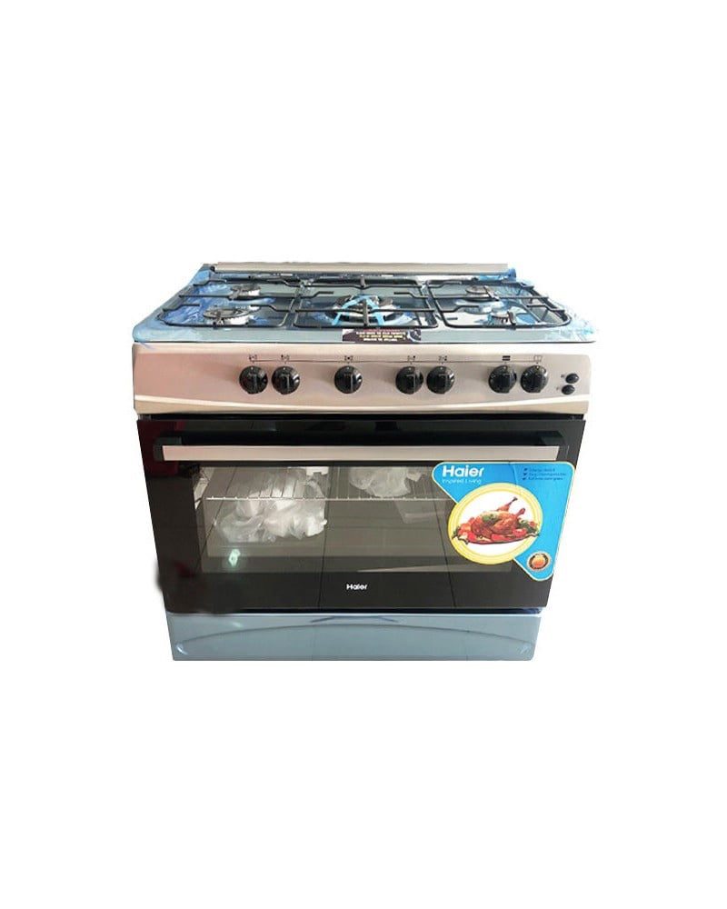 CUISINIERE - HAIER - 5 FEUX - 90X60 - INOX - HCR 6050 EGS - GARANTIE 12 MOIS