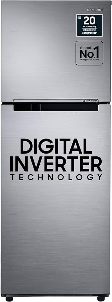 Samsung Réfrigérateur double porte 236 L - Inverter - No Frost - RT28  - Gris argent