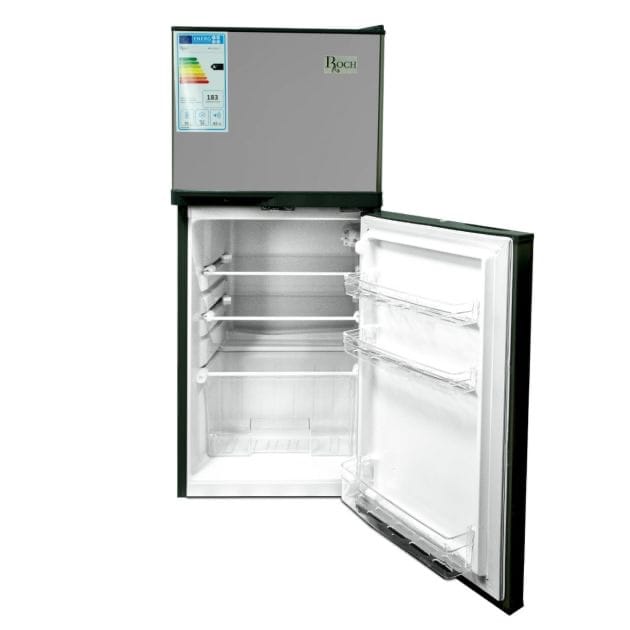 MINI RÉFRIGÉRATEUR ROCH 110L – DOUBLE BATTANT – RFR-135DT – FAIBLE CONSOMMATION & DESIGN MODERNE