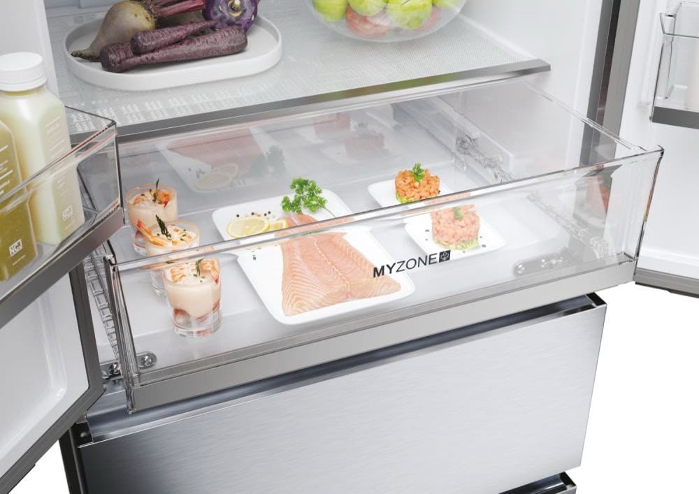 Réfrigérateur Haier HRF5719ENMG Side by Side 525L - No Frost Inox - Garantie 12 mois