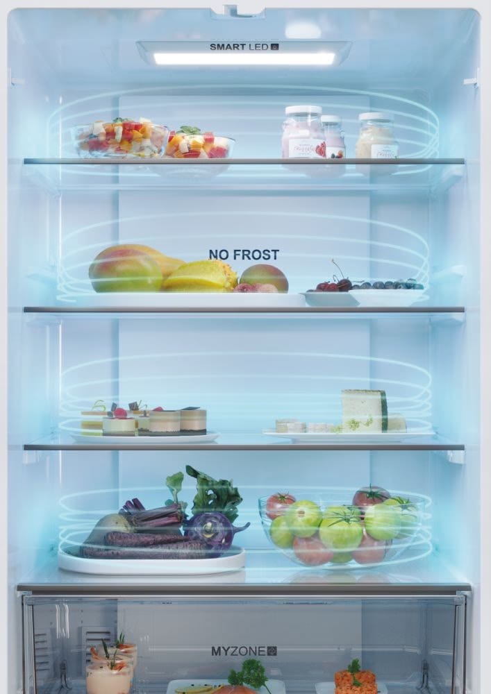 Réfrigérateur Haier HRF5719ENMG Side by Side 525L - No Frost Inox - Garantie 12 mois