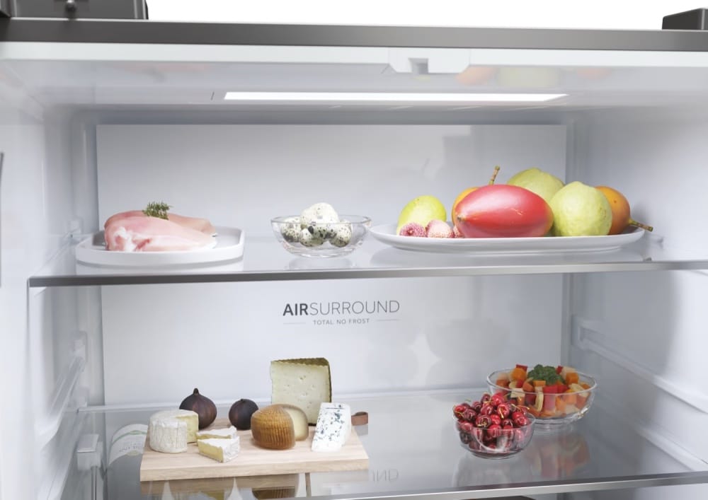 Réfrigérateur Multi-Portes Haier HCW58F18EWMP - Cube 83 Série 5 - 525L, No Frost, Classe Énergétique E, Inox Satiné - Garantie 12 Mois