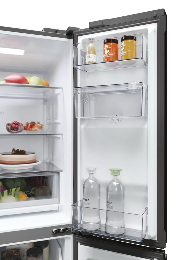 Réfrigérateur Multi-Portes Haier HCW58F18EWMP - Cube 83 Série 5 - 525L, No Frost, Classe Énergétique E, Inox Satiné - Garantie 12 Mois