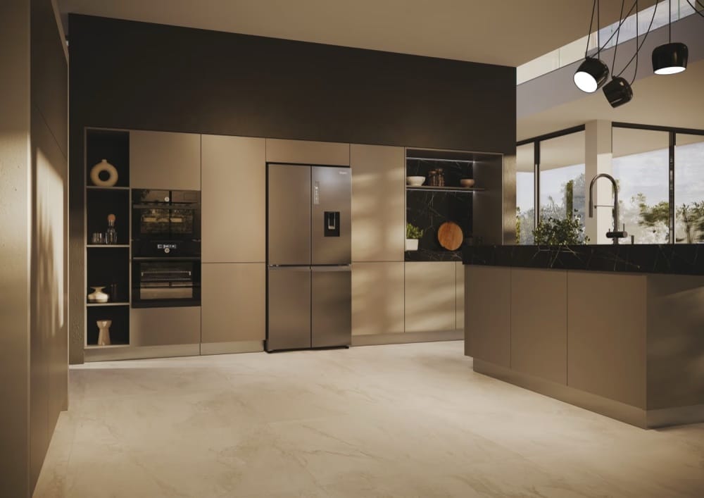 Réfrigérateur Multi-Portes Haier HCW58F18EWMP - Cube 83 Série 5 - 525L, No Frost, Classe Énergétique E, Inox Satiné - Garantie 12 Mois