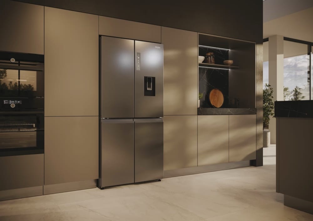 Réfrigérateur Multi-Portes Haier HCW58F18EWMP - Cube 83 Série 5 - 525L, No Frost, Classe Énergétique E, Inox Satiné - Garantie 12 Mois