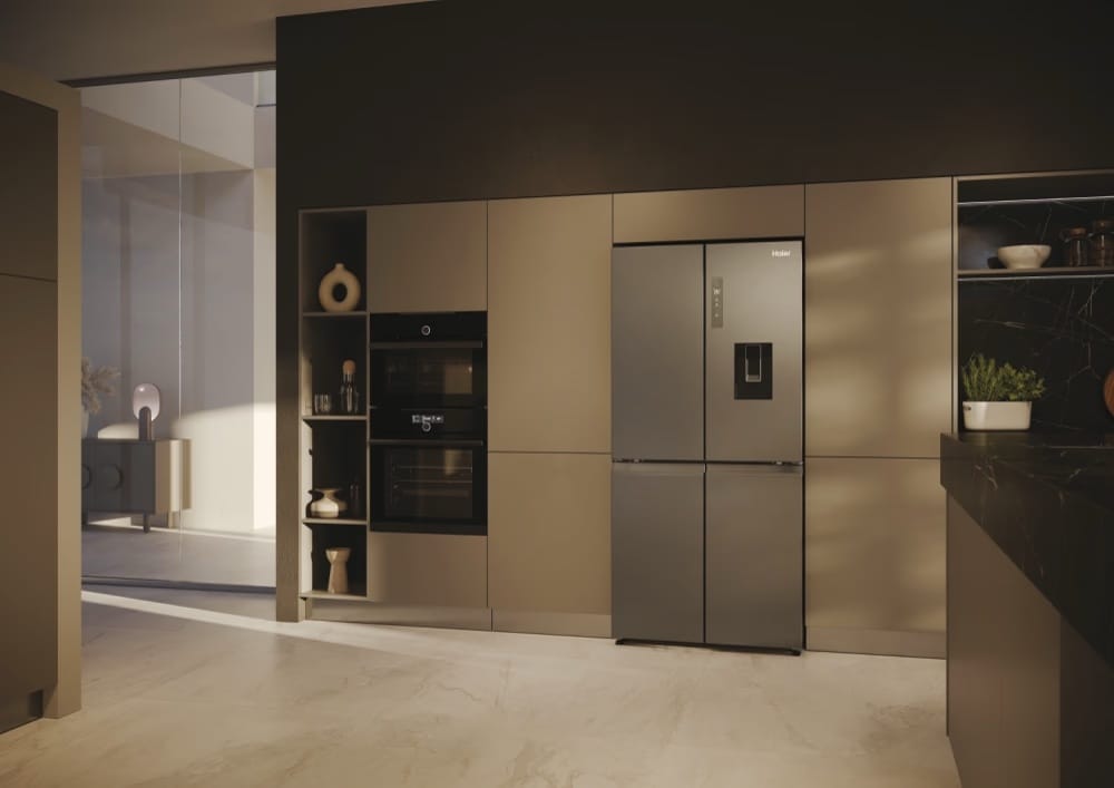 Réfrigérateur Multi-Portes Haier HCW58F18EWMP - Cube 83 Série 5 - 525L, No Frost, Classe Énergétique E, Inox Satiné - Garantie 12 Mois