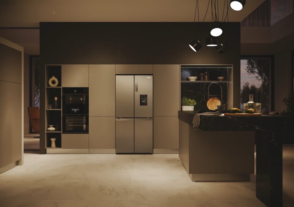 Réfrigérateur Multi-Portes Haier HCW58F18EWMP - Cube 83 Série 5 - 525L, No Frost, Classe Énergétique E, Inox Satiné - Garantie 12 Mois