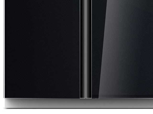 Réfrigérateur Américain - Midea - Inverter 710L - Design Verre Noir & Performance Haute Capacité