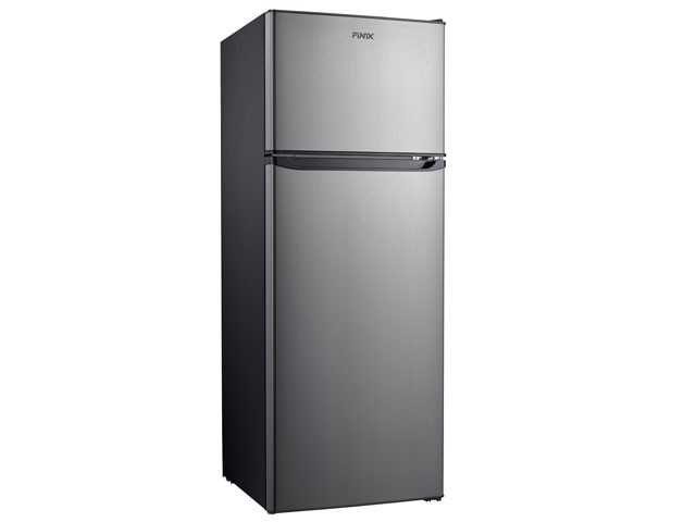 Réfrigérateur 2 Portes - FINIX 263L - Classe Énergie A - Dégivrage Manuel - Gris - Stockage Efficace et Durable