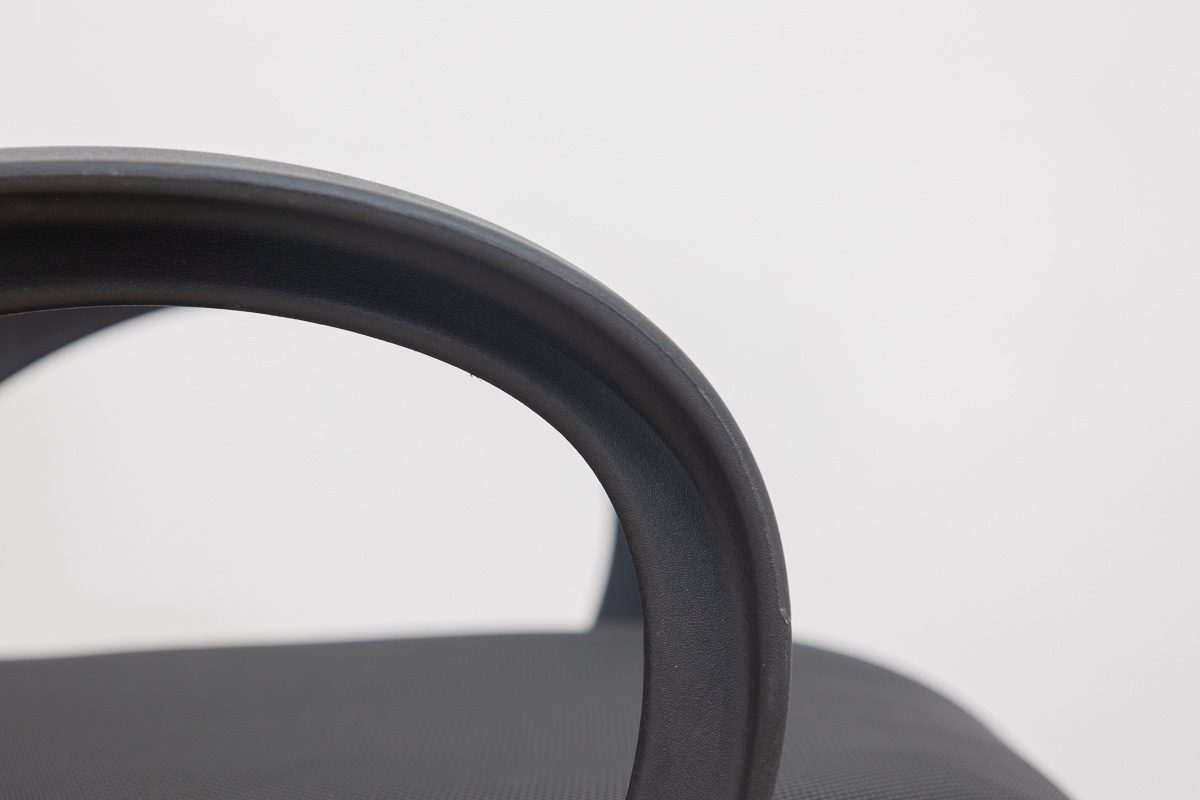 Chaise de Bureau Ergonomique COBY (HT-7008B) – Design Moderne, Dossier Bas en Résille, Tissu Noir