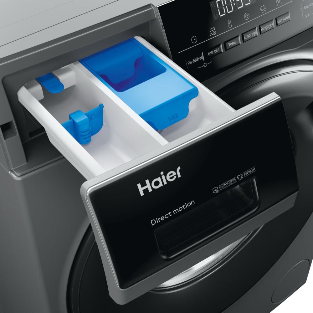 Machine à laver Haier 8 KG HW-08CP1439NS - Lave-linge Série 39 Haute Performance | Classe A | 1400 RPM
