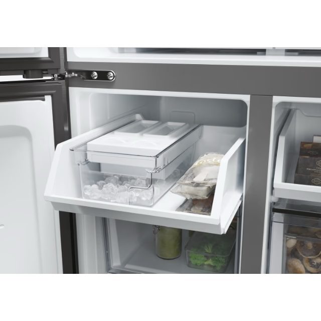 Réfrigérateur Multi-Portes Cube 83 Série 5 HCW58F18EWMP - 4 Portes, No Frost, Classe Énergétique E, Platinum Inox