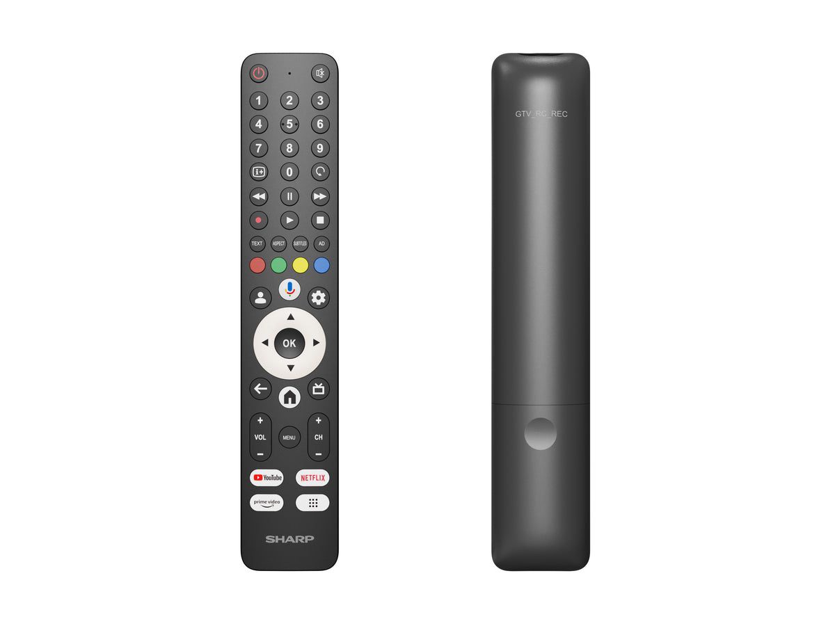 Téléviseur SHARP 75 pouces 4K UHD HDR - Modèle 4T-C75FJ1NX - Google TV Intégrée, Chromecast et Design Moderne