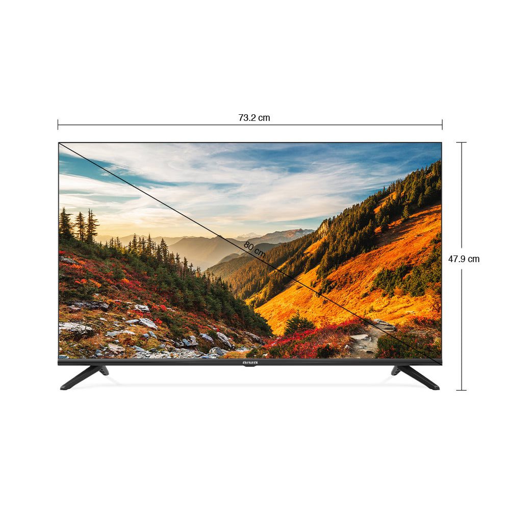 Téléviseur Intelligent AIWA 32” HD Ready – Google TV 2023 | LED, Tuner HD, HDR, HDMI et USB