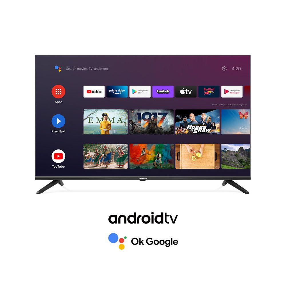 Téléviseur Intelligent AIWA 32” HD Ready – Google TV 2023 | LED, Tuner HD, HDR, HDMI et USB