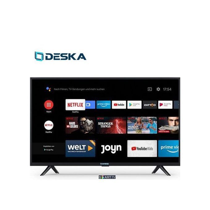 TÉLÉVISEUR DESKA 43” SMART TV – FULL HD, CONNECTIVITÉ (43CF82-E 83E) HDMI & USB – NOIR