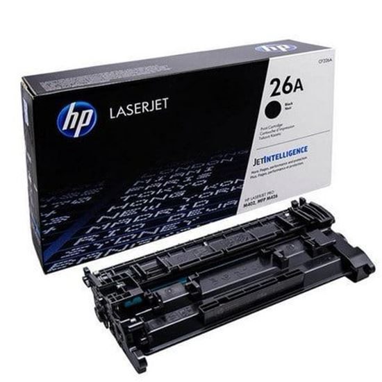 Toner HP 26A (CF226A) Noir Original – Cartouche Laser Jet Haute Performance pour Imprimantes HP – Qualité Professionnelle