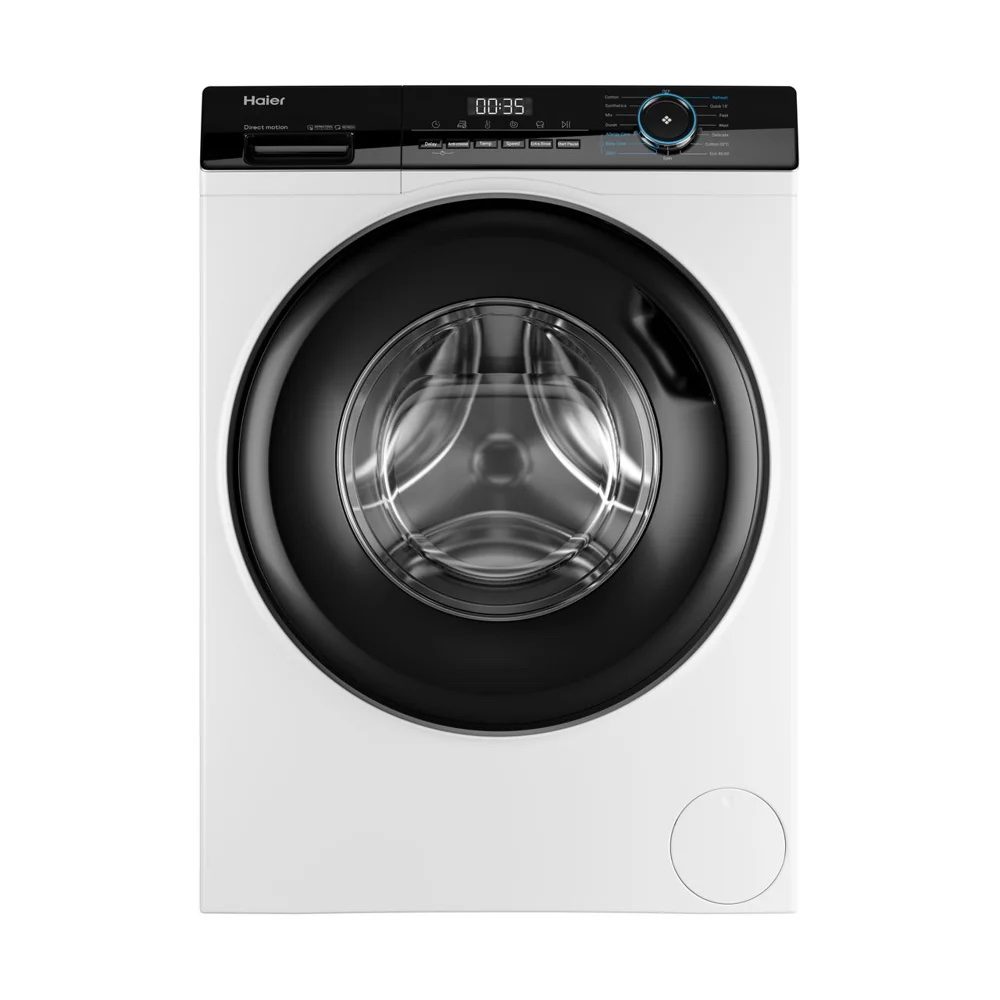 Machine à Laver Haier 7KG Frontale Blanc HW70-B12929A – Tambour 525mm, Moteur Direct Motion, 1400 Tr/min