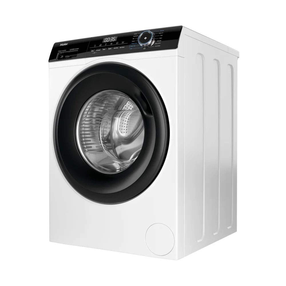 Machine à Laver Haier 7KG Frontale Blanc HW70-B12929A – Tambour 525mm, Moteur Direct Motion, 1400 Tr/min