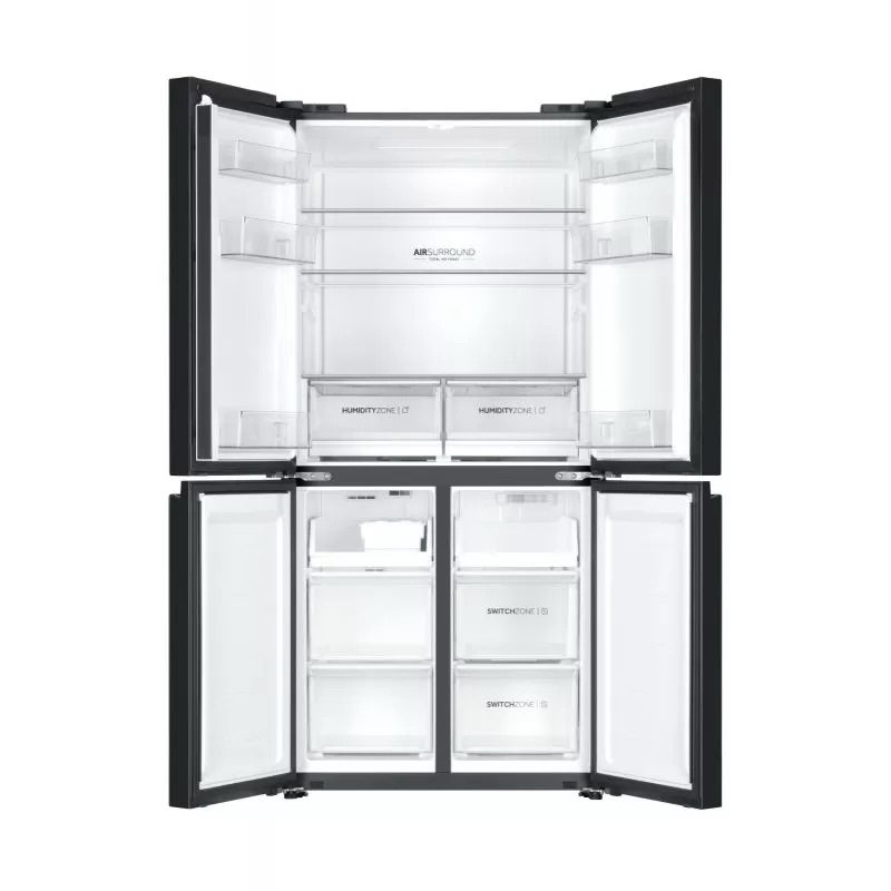 Réfrigérateur Haier 4 Portes – 580 Litres – Inverter – Verre Noir – HRF-580TDBG - Garantie 12 mois