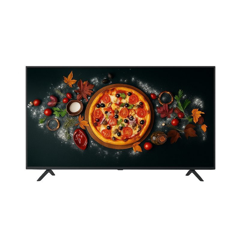 Téléviseur IBSON - 75 Pouces Smart TV 4K Ultra HD – Android 14, Wi-Fi, Bluetooth, HDR10, Chromecast intégré