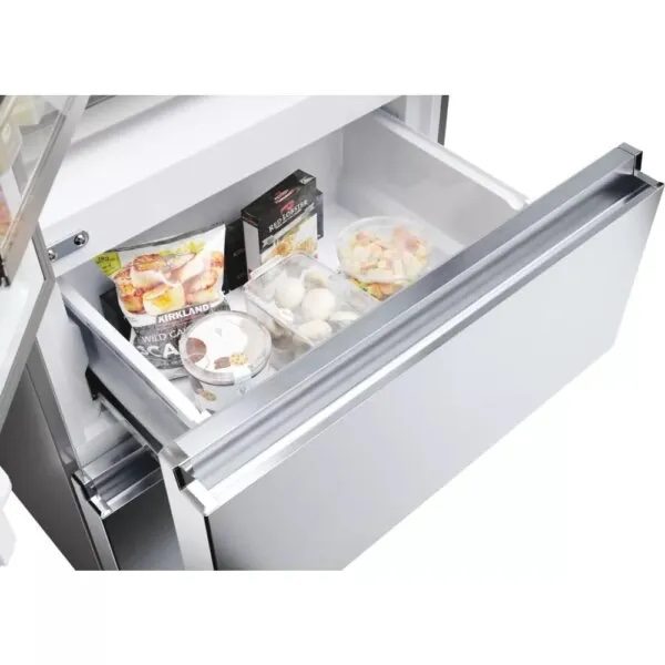Réfrigérateur Américain Haier HFR5719EVMG – 444L – No Frost – Classe A+ – Inox Gris - Garantie 12 mois