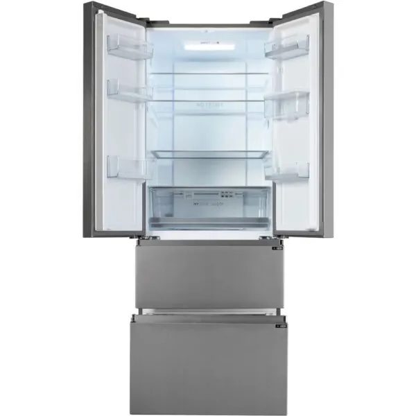 Réfrigérateur Américain Haier HFR5719EVMG – 444L – No Frost – Classe A+ – Inox Gris - Garantie 12 mois
