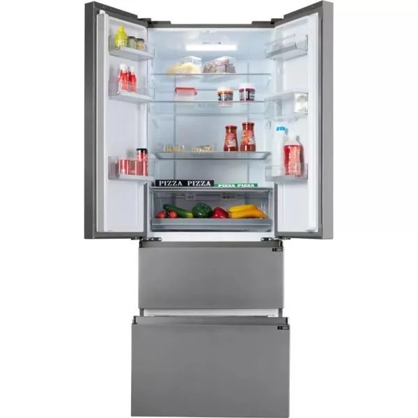 Réfrigérateur Américain Haier HFR5719EVMG – 444L – No Frost – Classe A+ – Inox Gris - Garantie 12 mois