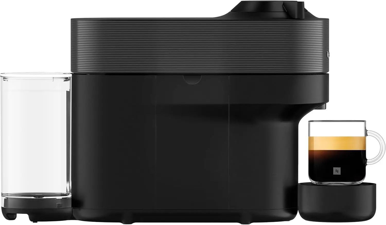 Machine à Café Nespresso DeLonghi Vertuo Pop ENV90B – Centrifusion™, Espresso & Mug, 1260W, Réservoir 1.1L – Noir Mat
