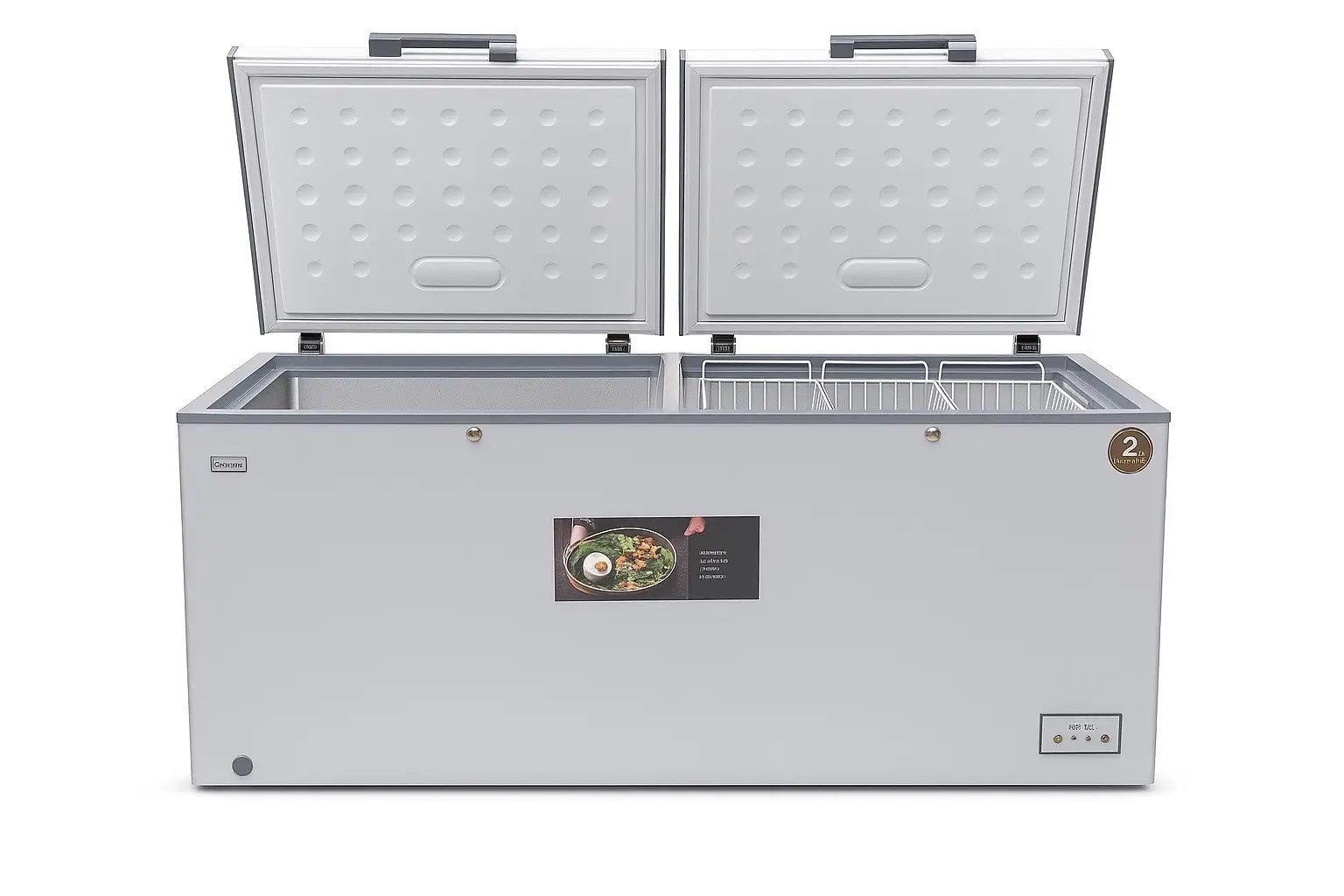 Congélateur Horizontal - Elactron - 750 Litres – Double Portes -Haute Capacité & Performance Énergétique