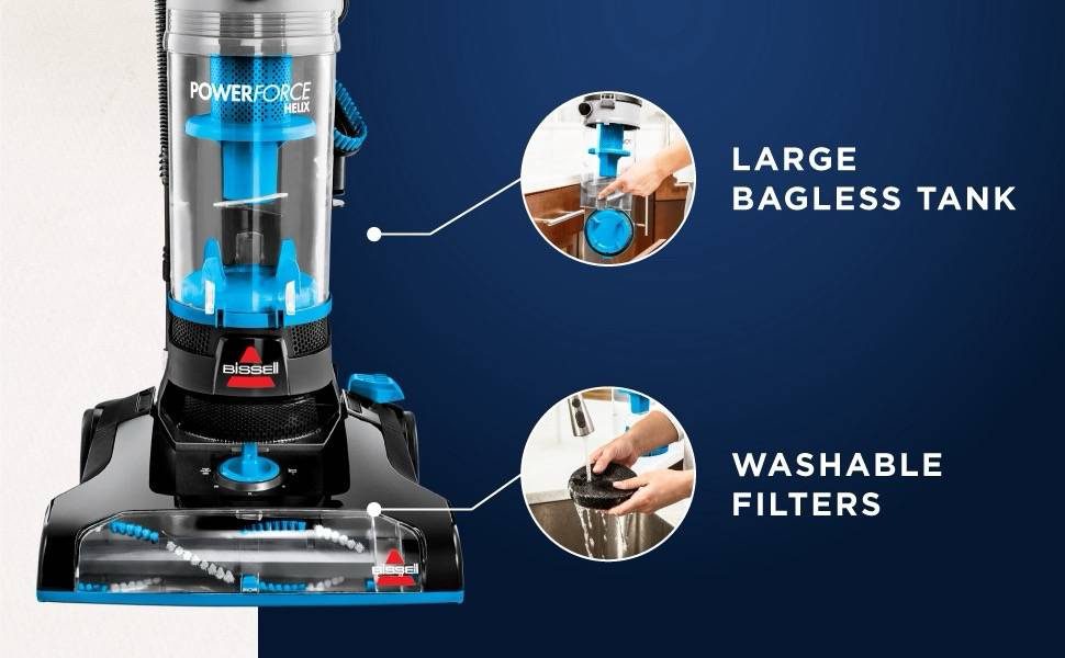Aspirateur BISSELL PowerForce Helix 2111E – Aspiration Puissante Sans Sac 1100W