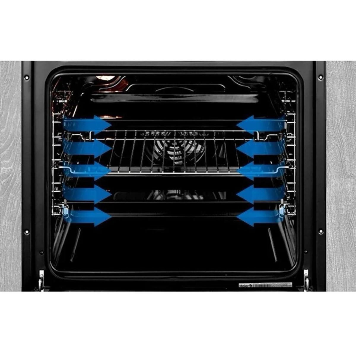 Four Encastrable Haier 60x60 cm Électrique – HOQK2ANN3GB – Chaleur tournante, Classe A+, Noir