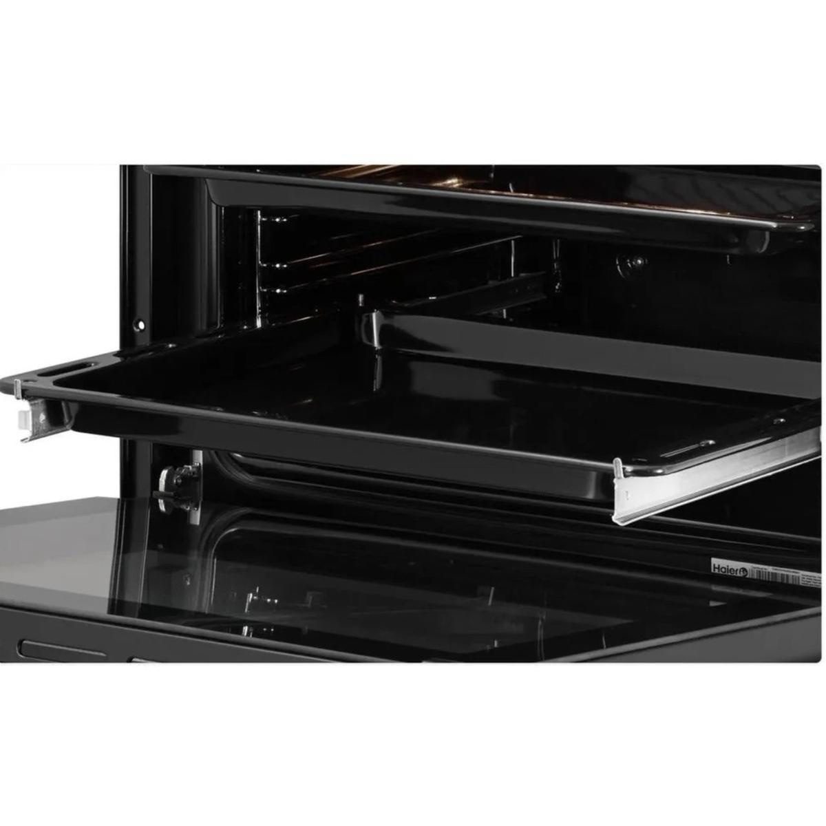 Four Encastrable Haier 60x60 cm Électrique – HOQK2ANN3GB – Chaleur tournante, Classe A+, Noir