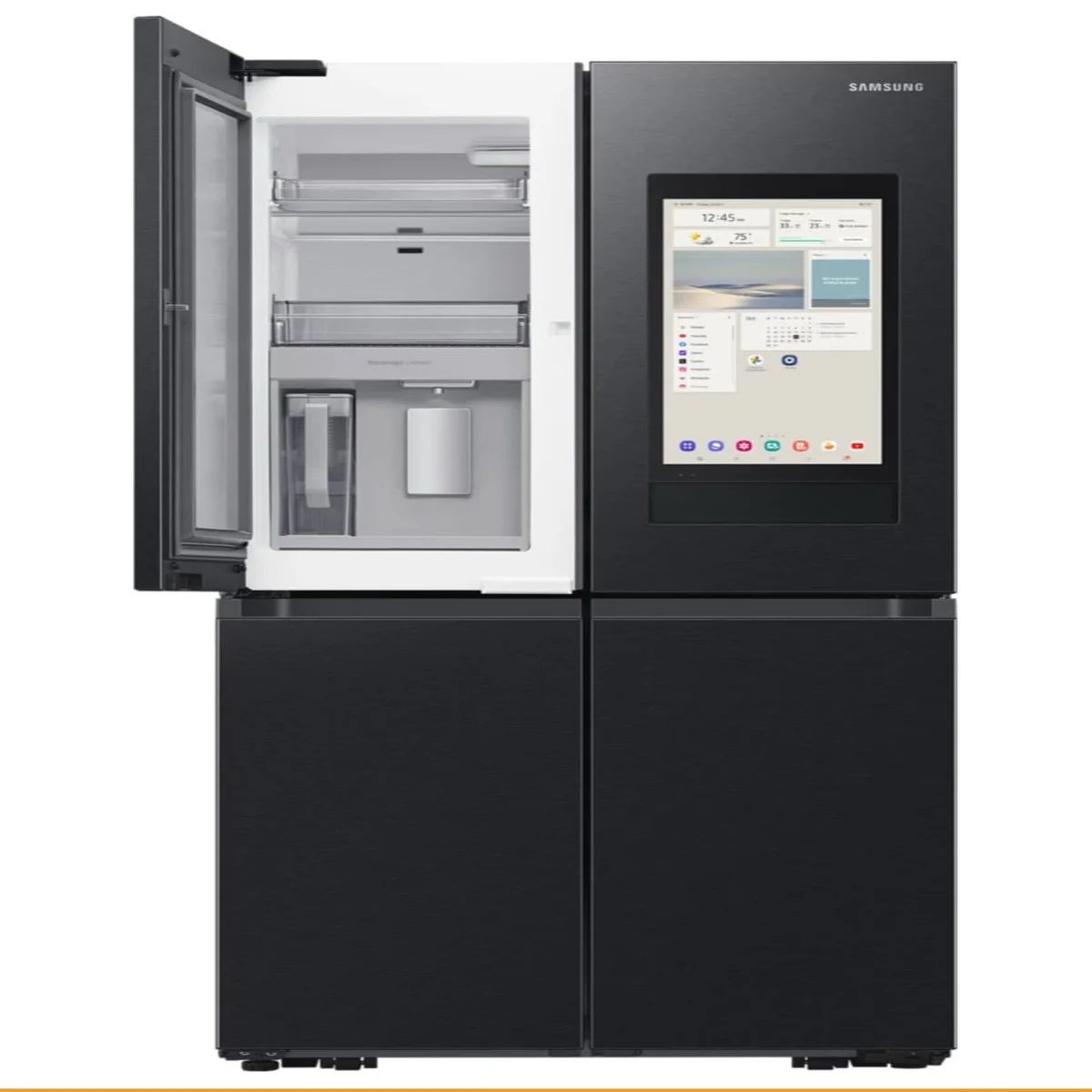 Réfrigérateur Samsung RF65DG9H0EB1EF Multi-Portes Noir – 636 L – Family Hub™ & IA – Inverter – No Frost