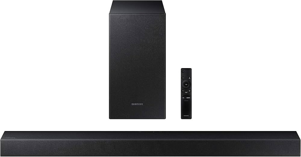 Barre de Son - Samsung - HW-T450 2.1 - Canaux 200W - Caisson de Basses Sans Fil Bluetooth