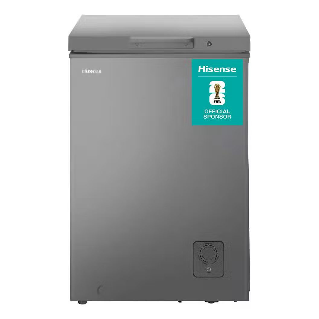 Congélateur Coffre - HISENSE - FC12DD - 95 L A+ Multimode – Congélateur / Réfrigérateur / Refroidisseur – Gris Métallique