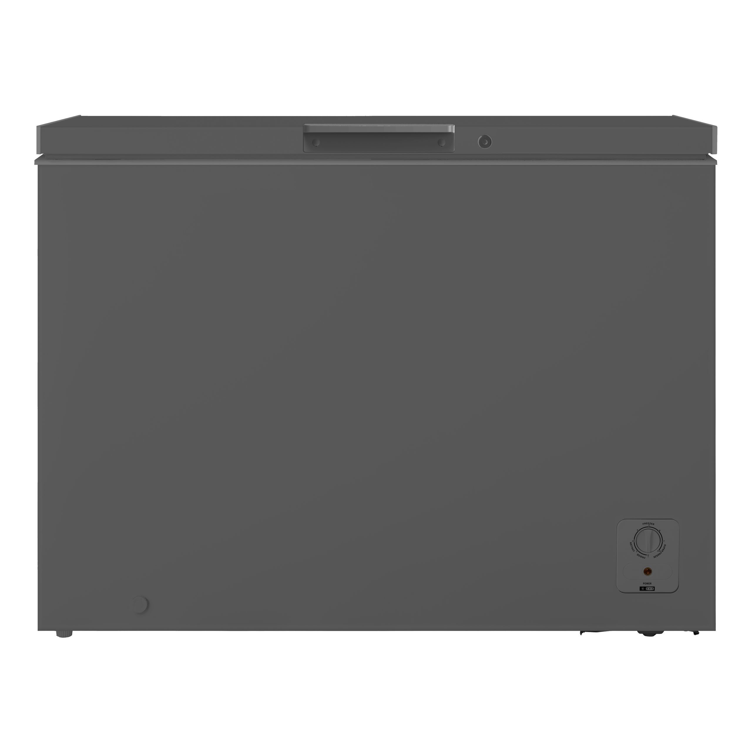 Congélateur Coffre - HISENSE - FC410DD - Inverter 410 L - Convertible – Gris Métallique