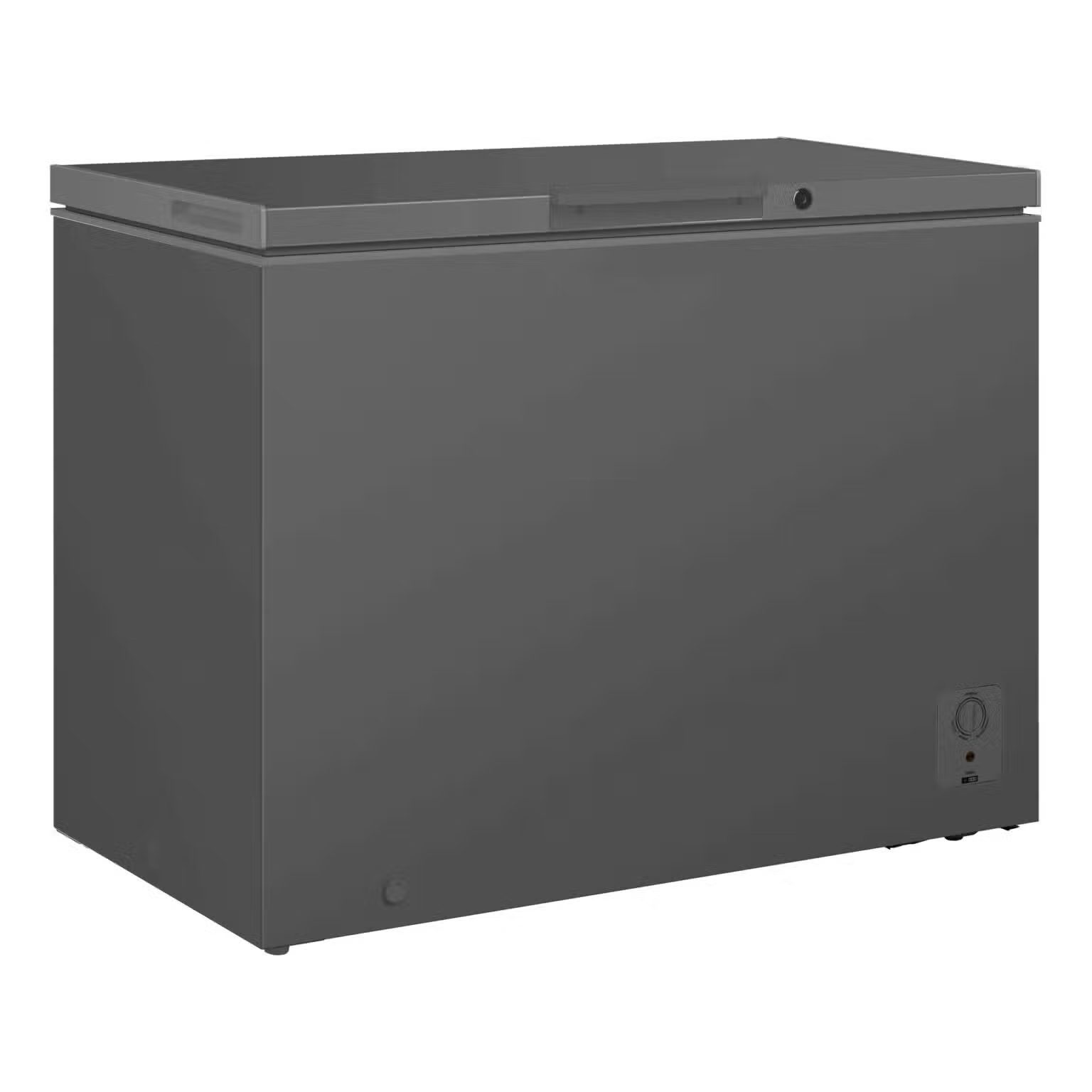 Congélateur Coffre - HISENSE - FC410DD - Inverter 410 L - Convertible – Gris Métallique