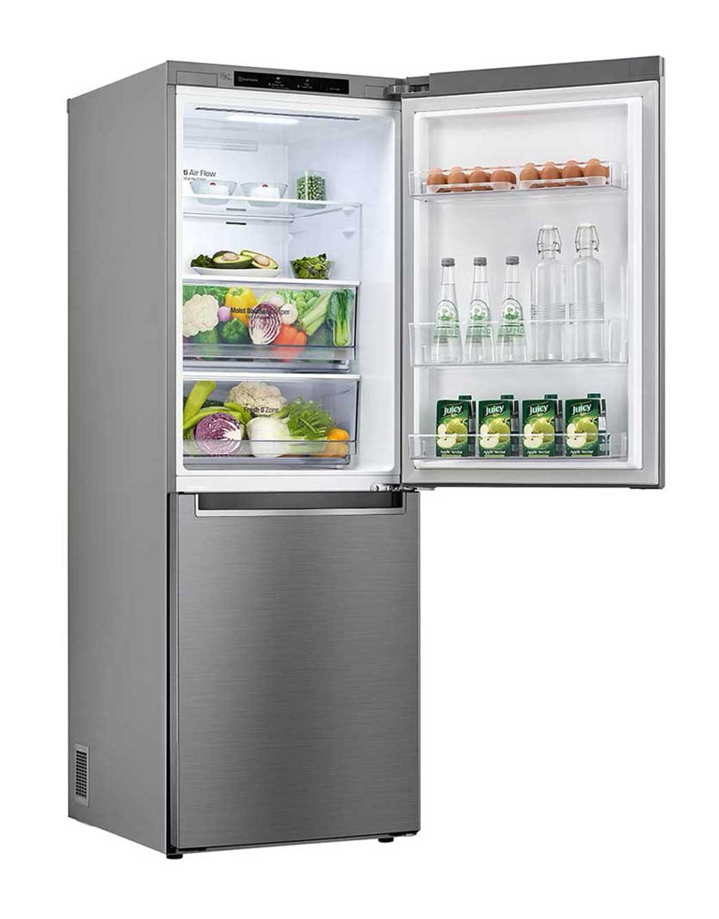 Réfrigérateur Combiné - LG - GC-B369NLJM 306 Litres - No Frost Smart Inverter Gris