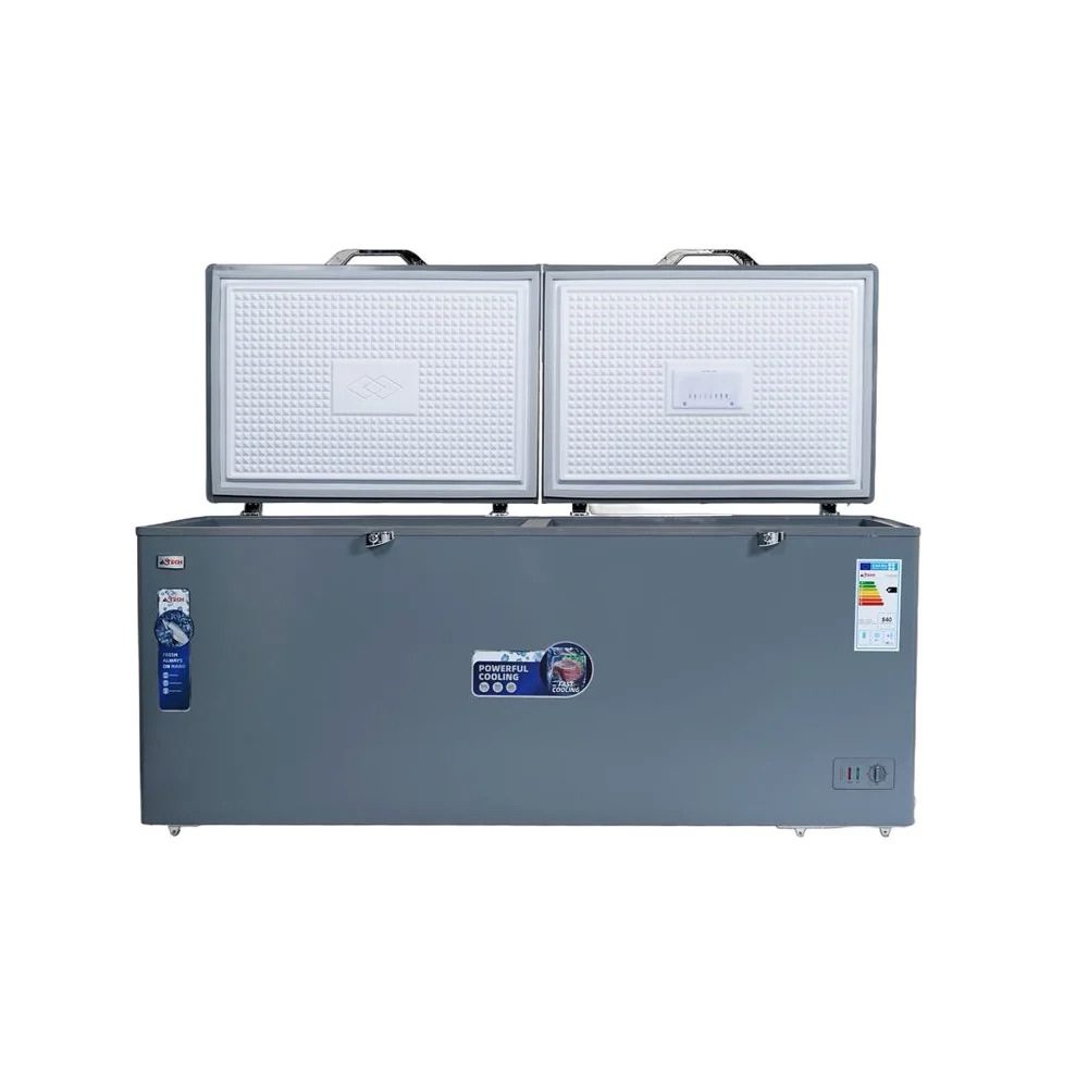 Congélateur Horizontal - ASTECH - 700L CH700GM - Gris – 2 Portes - Garantie 12 mois