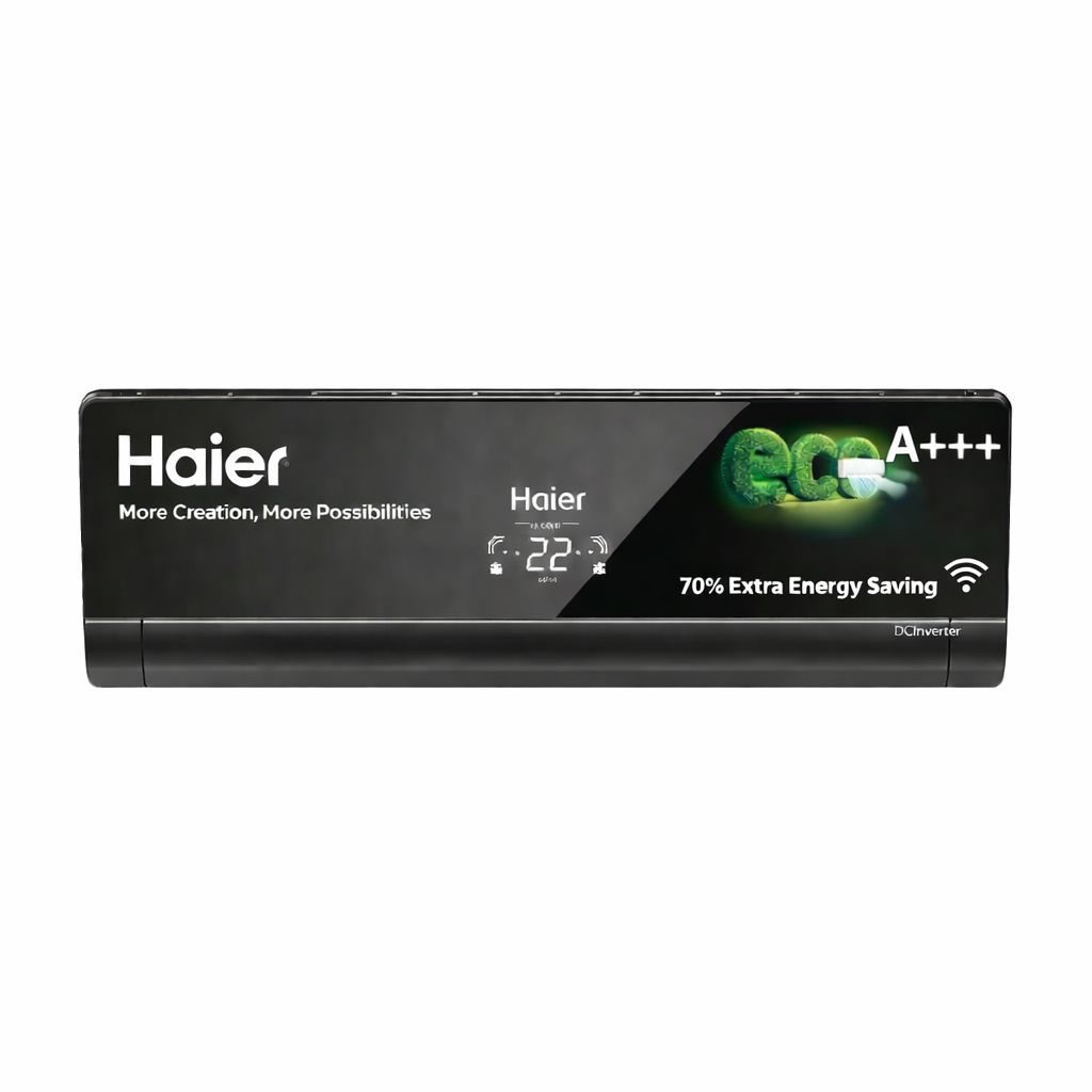 CLIMATISEUR HAIER AICE COOL BLACK MIRROR 10000 BTU HSU-10QF14CI – WIFI – ULTRA SILENCIEUX
