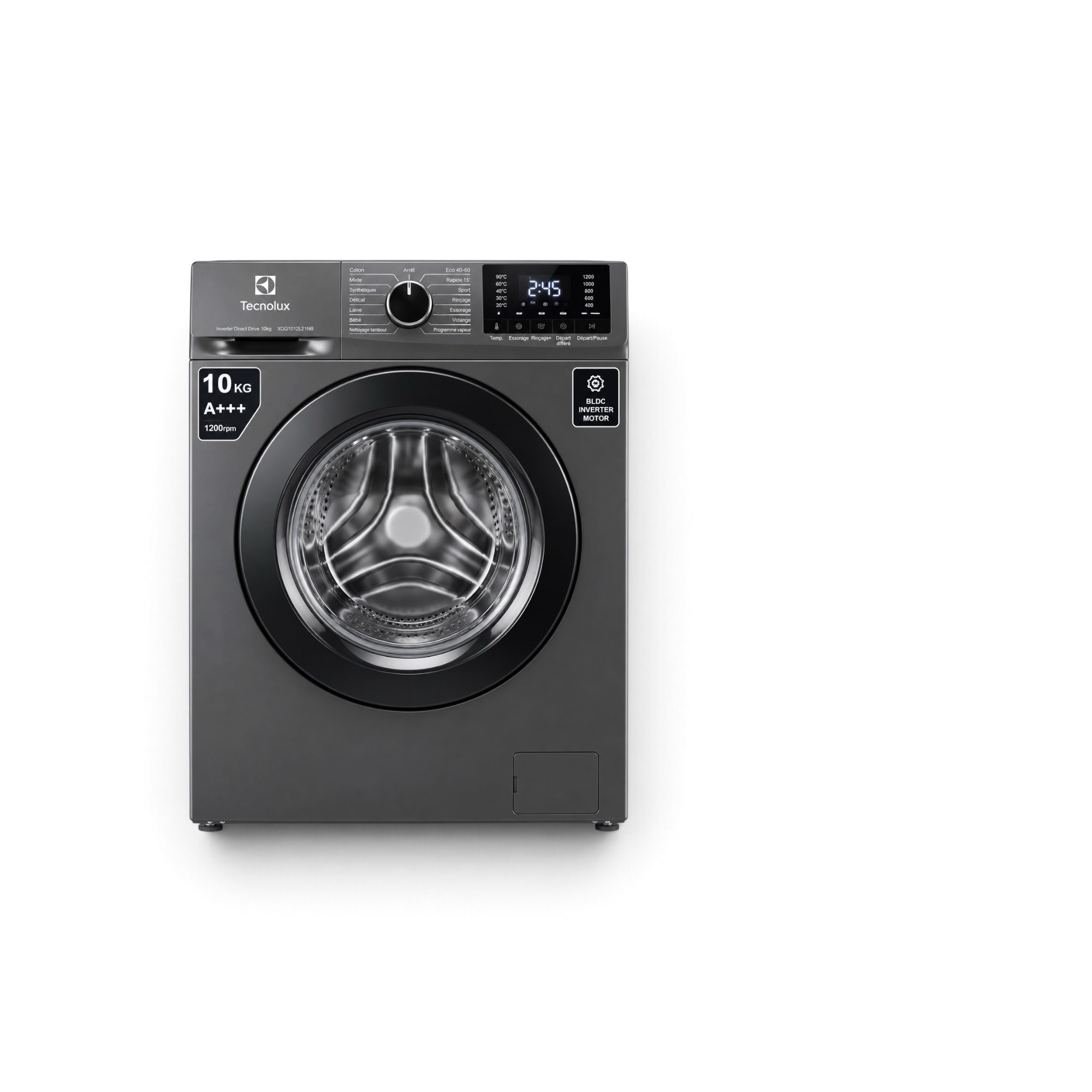 MACHINE À LAVER TECNOLUX 10 KG A+++ INVERTER – 1200 TR/MIN