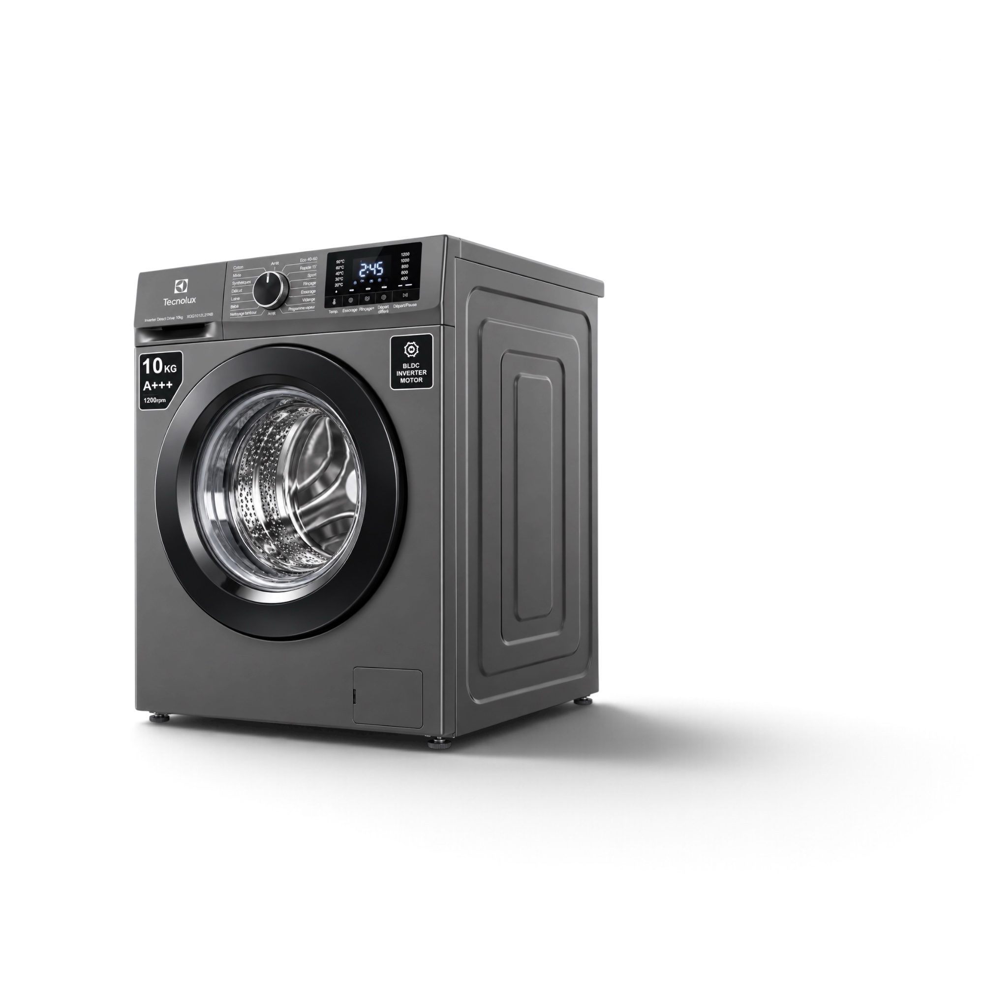 MACHINE À LAVER TECNOLUX 10 KG A+++ INVERTER – 1200 TR/MIN
